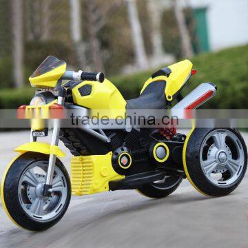 4V charge kids electric motorcycle with rear box