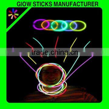 light up 22 inches christmas necklace chemcial glow necklace for halloween