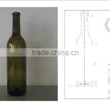 glass bottle for wine