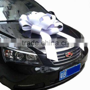 Large White Vynil Car Bow, Large Car Decoration Bow, Car Promotions