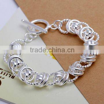 wholesale jewelry fashion 2014 chain 20CM*1.1CM 925 sterling silver bracelet