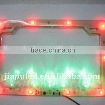 2015 SMD electronic car license plate frame led