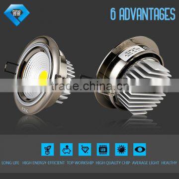 Manufacturers of aluminum cans COB AC85-265V led downlight