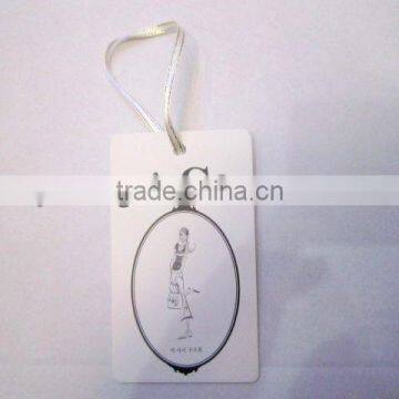 Glossy Custom Fashion Silk Screen Printed Clothing hangtag