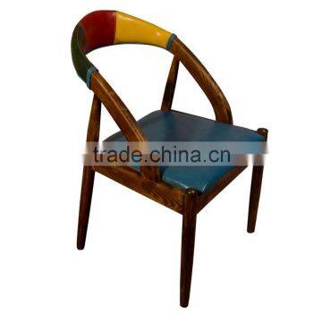 Restaurant Chair Wooden PU Dining Chair HDC1496