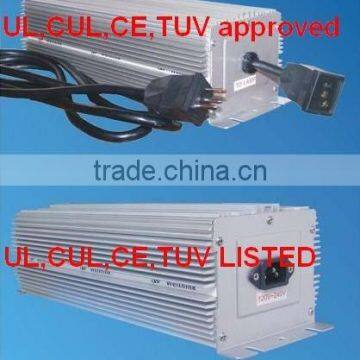 UL,CUL, CE,TUV, listed 120-240V,1000W,600W,400W, digital ballast