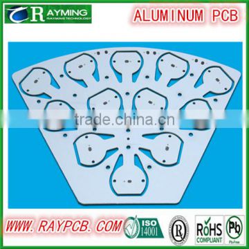 Electronics manufacturing aluminum pcb, aluminum pcb board, aluminum pcb for LED with white solder mask ink