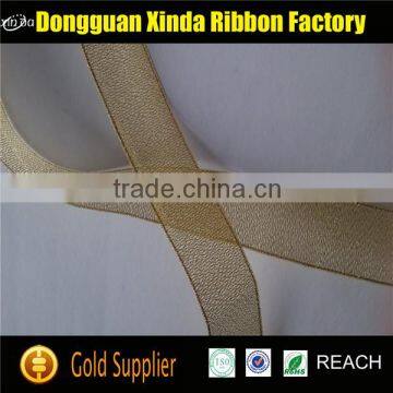 Hot Sale Fancy Cheap Custom Glitter Organza Ribbon