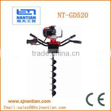 gasoline power 52cc ground driller/hole digger/earth auger