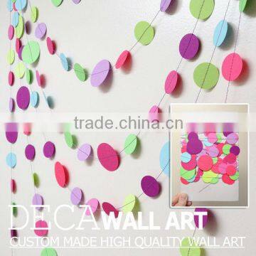 Colouful Round Paper Garland