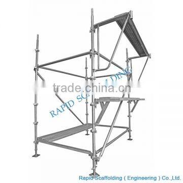 Kwikstage scaffolding for cleaning and building