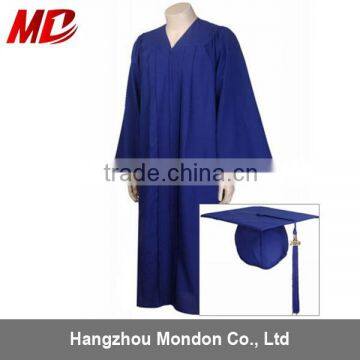 Economy Bachelor Graduation Cap Gown Matte Royal Blue