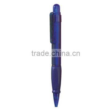 Plastic Tri-Grip Pen-Blue