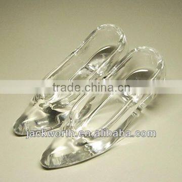 Glass shoe ring holder