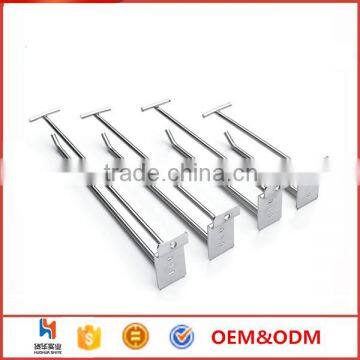 Huohua Wholesale Double Prong Metal Slatwall Display Hook photo-5