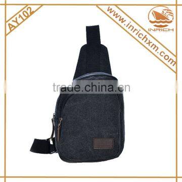 Canvas Casual Mens Chest Bag Sling Bag