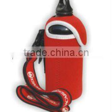 Insulated Neoprene Bottle Cooler With Belt