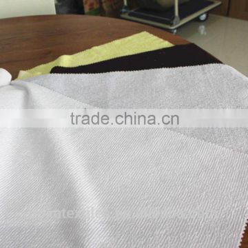 PU Laminated Waterproof Bleached Towelling Fabric(75%cotton25%polyester)