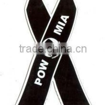 POW MIA Ribbon Auto Magnet