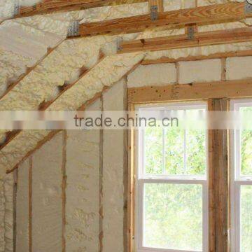 Rigid polyuerthane resin foam systern for spray insulation