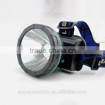 High quality wholesale outdoor waterproof lithium electric led head light searchlight fishing head lamp