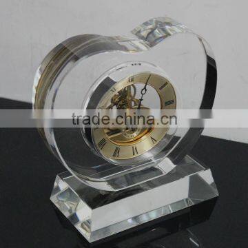 2016 China Wholesale Crystal Glass Wall Clock Wall Design photo-4
