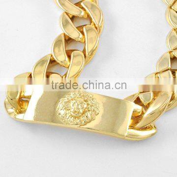 Men Chunky Gold Chain Chain Link Necklace - Curb Chain