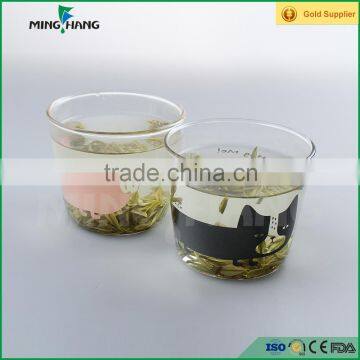260ml Clear Borosilicate Decal Glass Mug Tea Cup Drinking Water or Juice