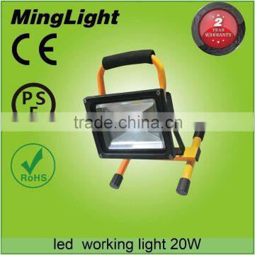 bridgelux driver 80lm/w CE RoHS listed Waterproof IP65 10-50w led portable worklight 30w recharge flood light