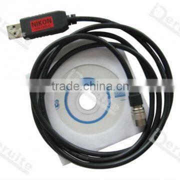 Data transfer cable/data download cable (USB) for NIKON total station