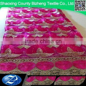 Beautiful cord lace border African lace french tulle lace for wedding dress                        
                                                                                Supplier's Choice