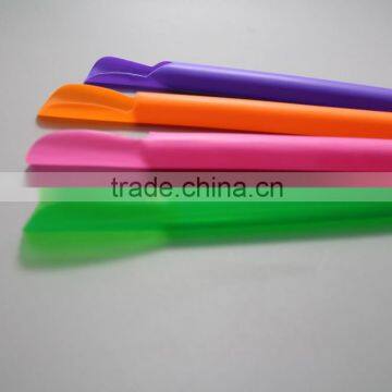 New style disposable eco-friendly plastic colorful drinking straw with spoon