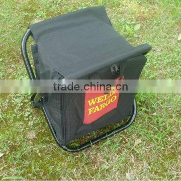 Fishing chair with cooler bag