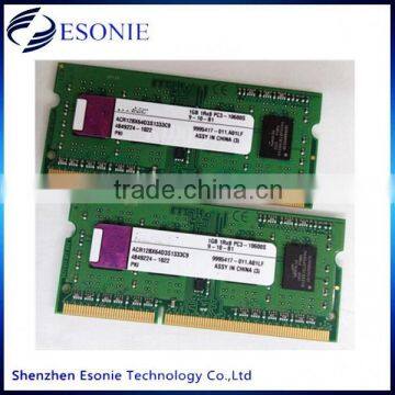 Full compatible original chips ram memory ddr3 1gb 1333mhz sodimm