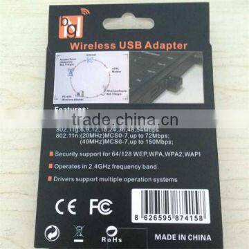China Manufacture Mini Usb Wireless Adapter 150mbps 802.11 photo-2