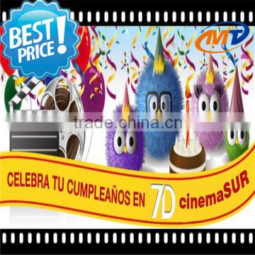 Children game 4 seat 5D cinema hydraulic and electric system