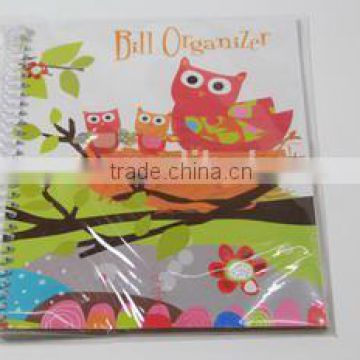 Bill organizer notebook, wiro notebok,children notebook