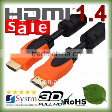 HDMI 1.4 Cable HDTV HDMI cable 1.3a CL2 24awg w/Net Jacket 6ft 1080P Conversion Cable Generic