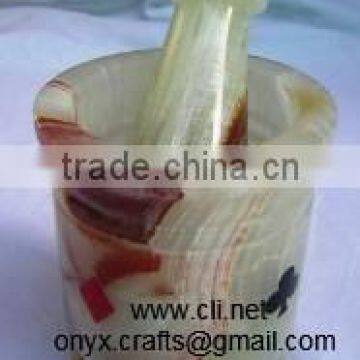 Onyx Mortar and Pestle