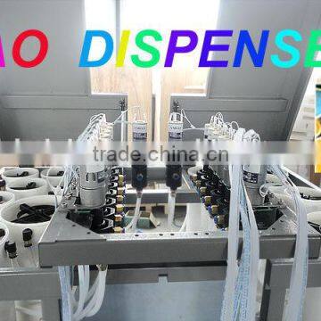 AO200 simultaneous automatic paint dispenser machine/0.077ml accuracy full automatic colorant dispenser machine