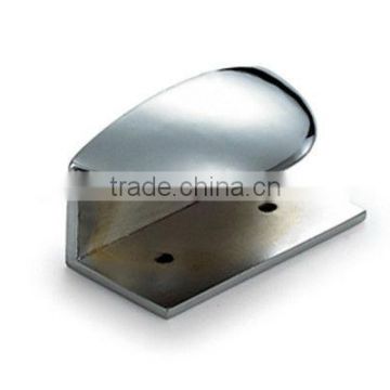 Furniture cabinet chrome plated glass clips