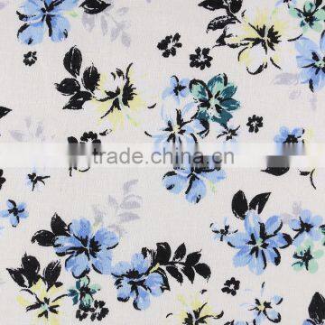 Shaoxing Linen Viscose Fabric Rayon Printed Fabric for Woman Dress photo-2