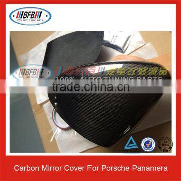 Carbon fiber Rearview mirror cover Side Mirror Cover for Porsche Panamera 2015