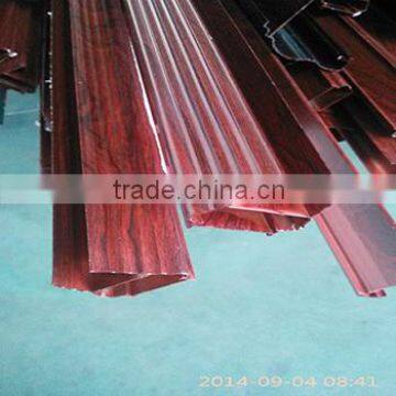 wood effect aluminium powder coating profiles for windows