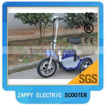 2015 Hot Sale Zappy Scooter Three Wheel Electric Scooter 350W/500W(Green-TBZ01) photo-4