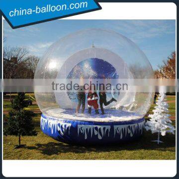 Christmas inflatable snow globe in human size, inflatable transparent globe tent                        
                                                Quality Choice