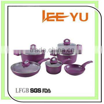 new ceramic coating inside and outside Cookware sets