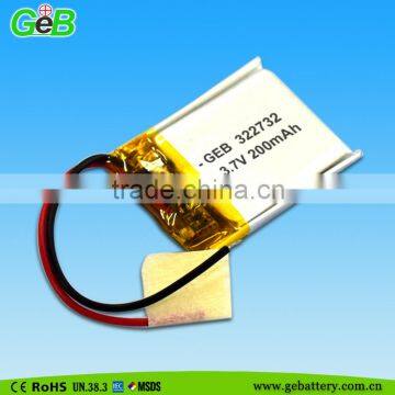 High Performance Li-ion Polymer 3.7V 200mAh Lipo Battery for Truck Toys photo-2