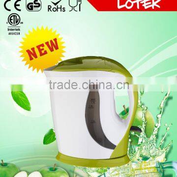 Plastic Electric Kettle Yellow and White Color photo-3