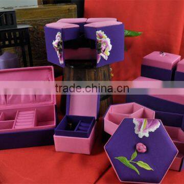 115032121jewelry box for rings, necklace, bracelet, earrings storage